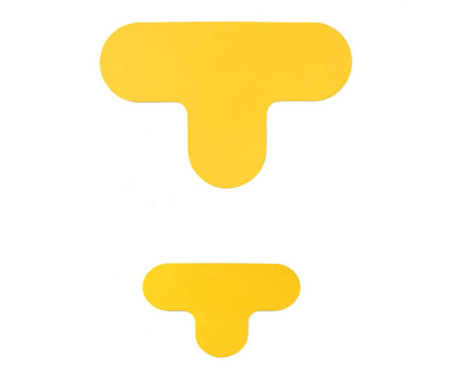 Floor marking symbol - T-piece