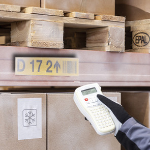 Label holder VB suitable for deep freezing areas