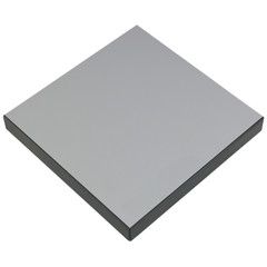 Ausschnitt Tischplatte Laminat grau