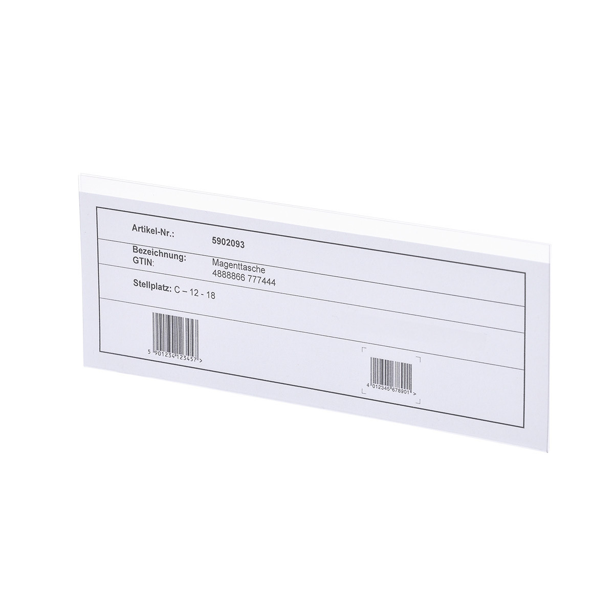 Soft pockets for plastic boxes