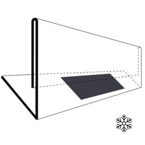 Etikettenhalter VB für Tiefkühllager