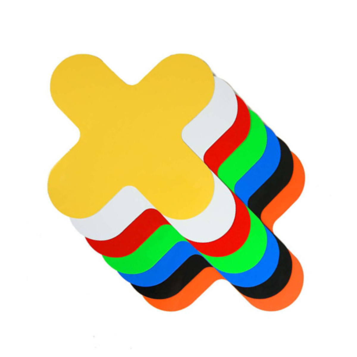 Floor marking symbol - X-piece