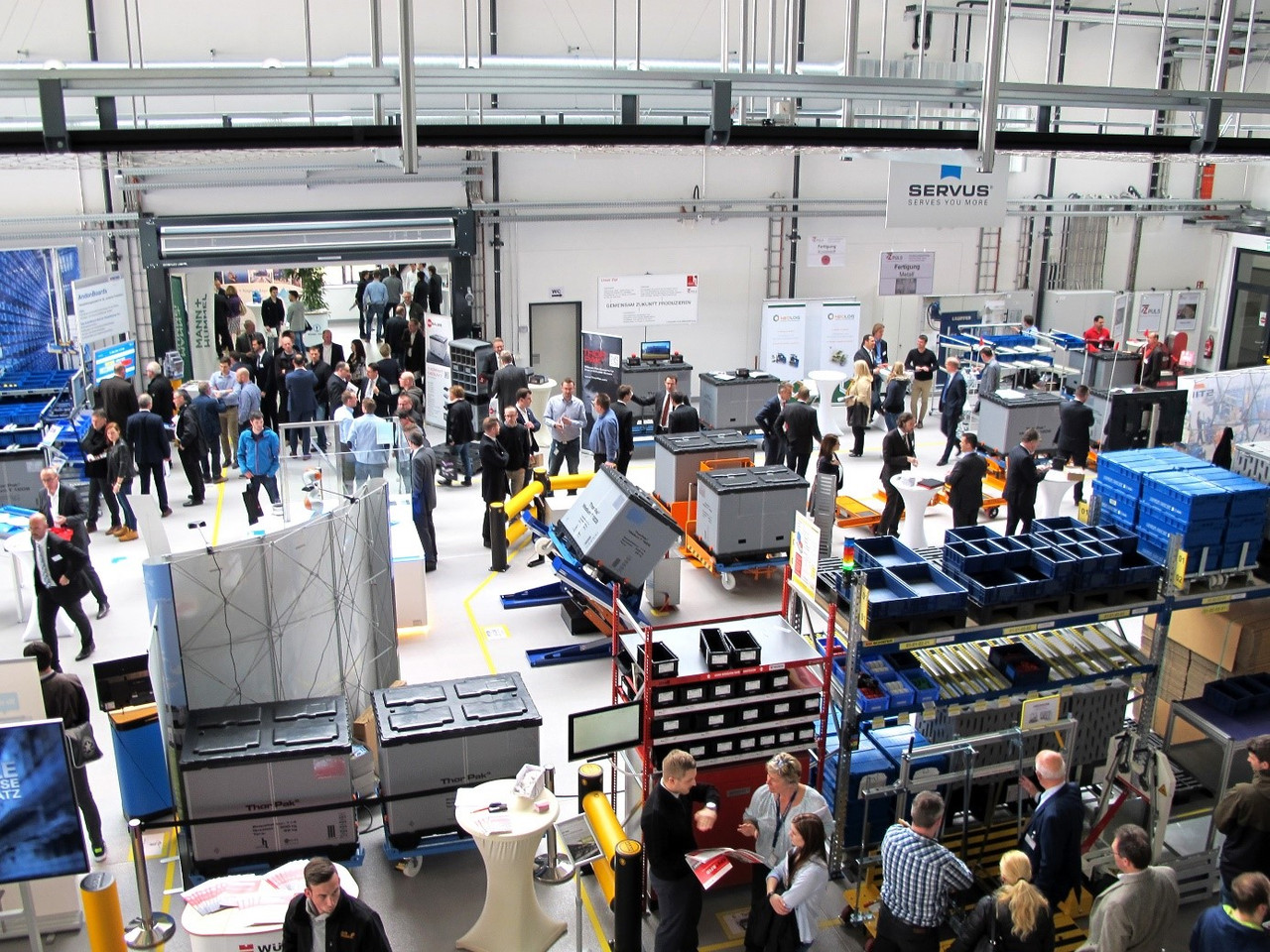 Musterfabrikhalle TZ Puls in Dingolfing - Innenansicht