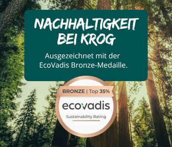 EcoVadis Bronze-Medaille für KROG
